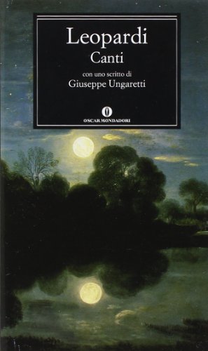 Canti di Giacomo Leopardi edito da Mondadori