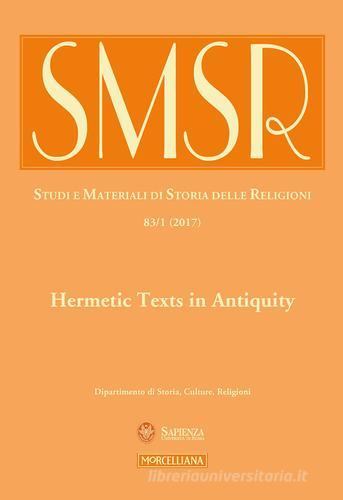 SMSR. Studi e materiali di storia delle religioni (2017) vol.3 edito da Morcelliana