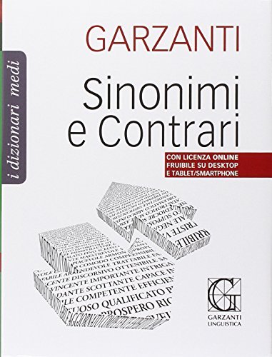 Dizionario medio dei sinonimi e contrari edito da Garzanti Linguistica