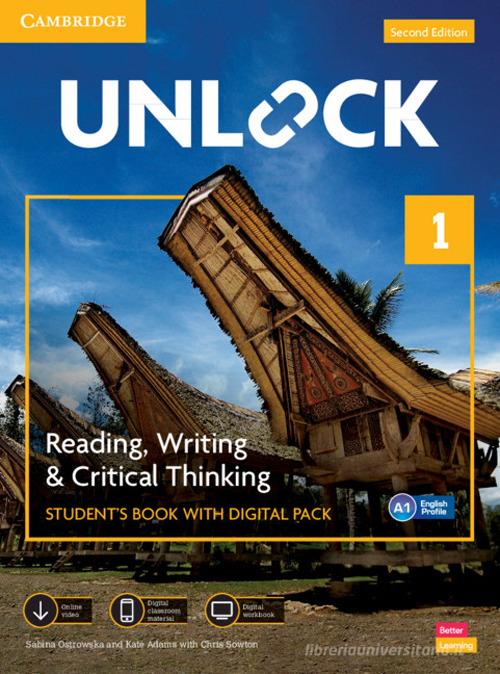 9781009031387 Unlock. Level 1. Reading, writing and critical thi...nsione online