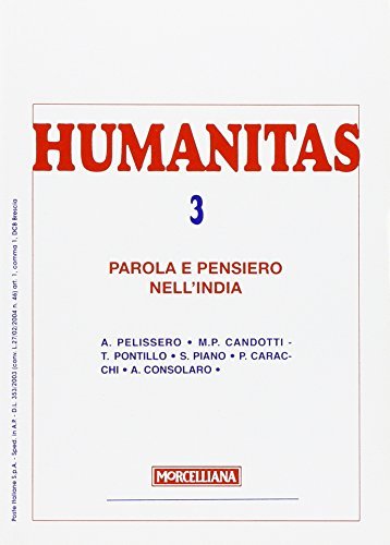 Humanitas (2006) vol.3 edito da Morcelliana