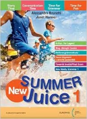 New summer juice. With Handy grammar. Per la Scuola media. Con e-book. Con espansione online vol. 1 di Alessandra Brunetti, Janet Harmer edito da Europass
