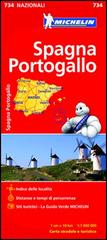 Spagna Portogallo 1:1.000.000 edito da Michelin Italiana
