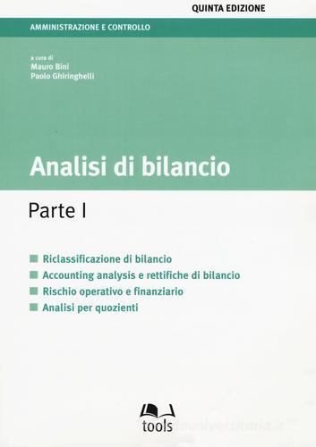 Analisi di bilancio vol.1 edito da EGEA Tools