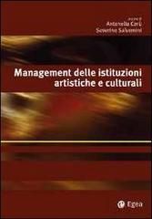 Management delle istituzioni artistiche e culturali edito da EGEA