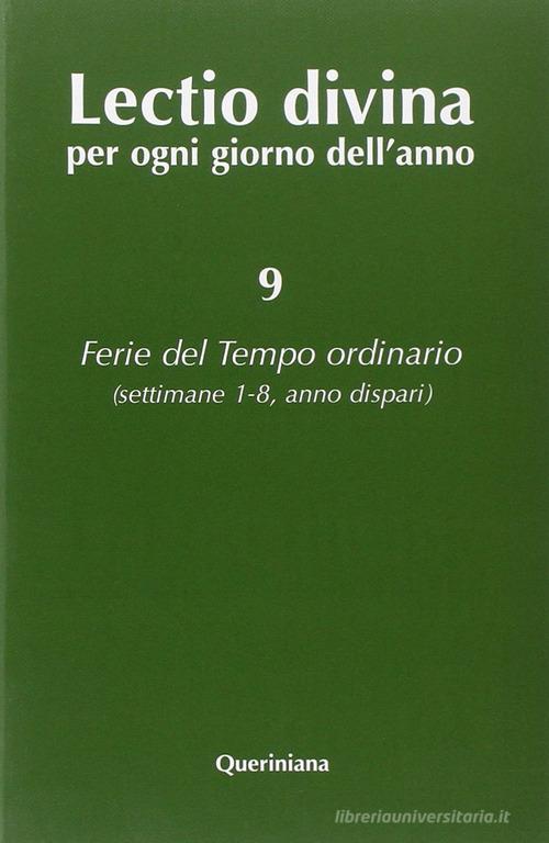 Lectio divina per ogni giorno dell'anno vol.9 edito da Queriniana