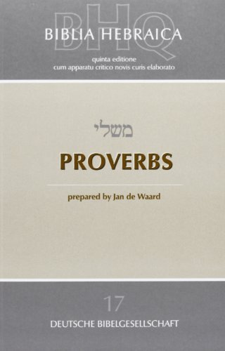 Proverbs edito da Società Biblica Britannica