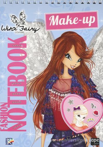 Fashion notebook make-up. Winx Fairy Couture. Con adesivi. Ediz. a colori edito da Ape Junior