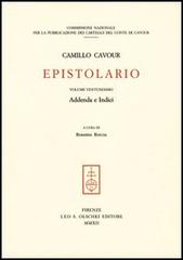 Epistolario vol.21 di Camillo Cavour edito da Olschki