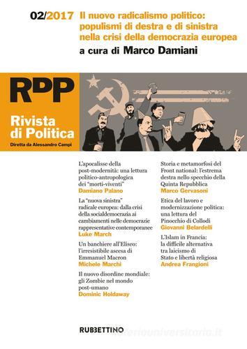 Rivista di politica (2017) vol.2 edito da Rubbettino