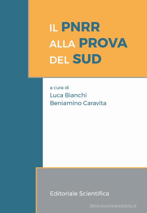 Il PNRR alla prova del Sud edito da Editoriale Scientifica