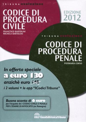 Codice di procedura penale-Codice di procedura civile. Annotati con la giurisprudenza. Ammessi alla prova scritta per l'esame di avvocato edito da La Tribuna