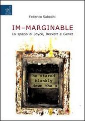 «Im-marginable». Lo spazio di Joyce, Beckett e Genet di Federico Sabatini edito da Aracne