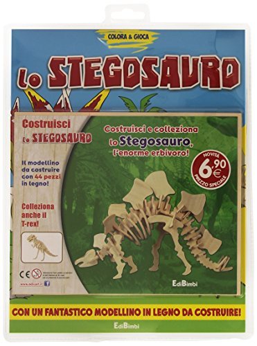 Lo stegosauro. Colora e gioca. Con gadget edito da Edibimbi