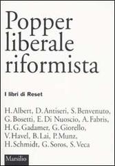 Popper liberale riformista edito da Marsilio