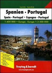 Spagna, Portogallo 1:400.000-Europa 1:3.500.000. Superatlante. Ediz. multilingue edito da Freytag & Berndt