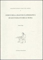 Indice della raccolta epigrafica di San Paolo fuori le mura edito da Edizioni Musei Vaticani
