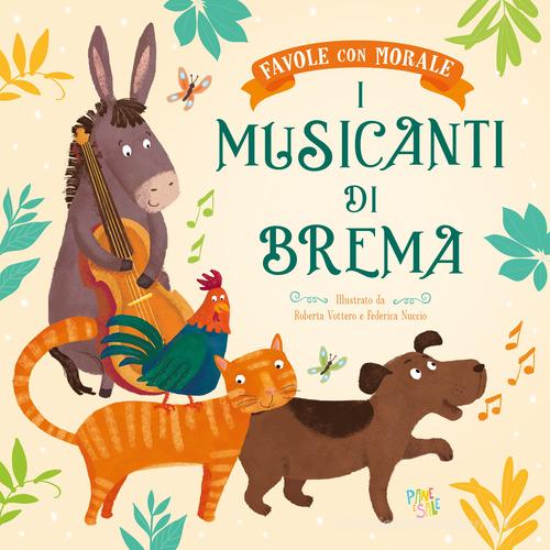 Adesivo Murale Kiwistar – I Musicanti Di Brema – 40 X 27 Cm – Colore Marrone Noce – Rimovibile Per Pareti E Mobili