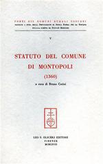 Statuto del comune di Montopoli (1360) edito da Olschki