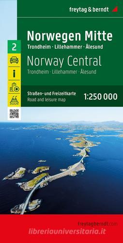 Norvegia centro 1:250 000 edito da Freytag & Berndt