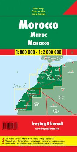 Marocco 1:800.000-1:2.000.000 edito da Freytag & Berndt