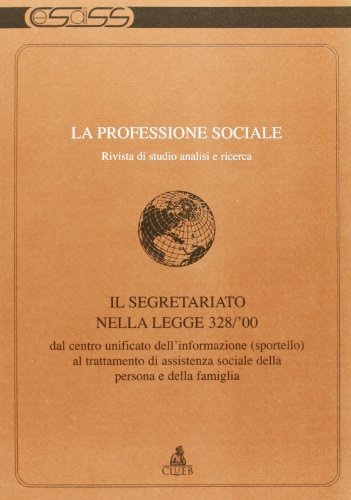 La professione sociale (2003) vol.1 edito da CLUEB