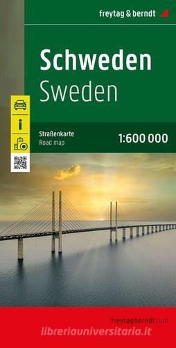 Svezia Sweden 1:600.000 edito da Freytag & Berndt