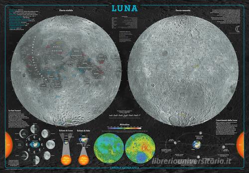 Luna. Geoposter edito da Libreria Geografica