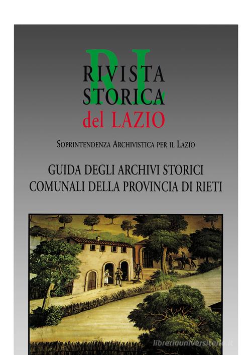Guida agli archivi storici comunali della provincia di Rieti edito da Gangemi Editore