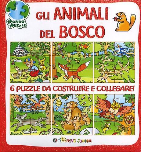 Gli animali del bosco. Libro puzzle. Ediz. illustrata di Irene Mazza edito da Touring Junior
