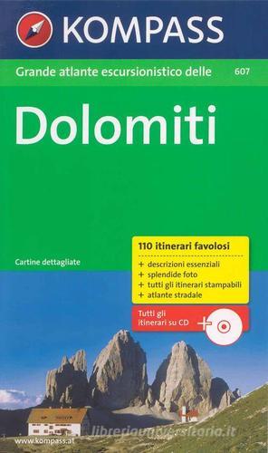 Grande atlante escursionistico delle Dolomiti con CD edito da Kompass