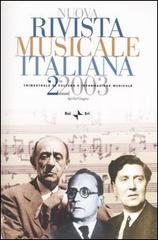 Nuova rivista musicale italiana (2003) vol.2 edito da Rai Libri