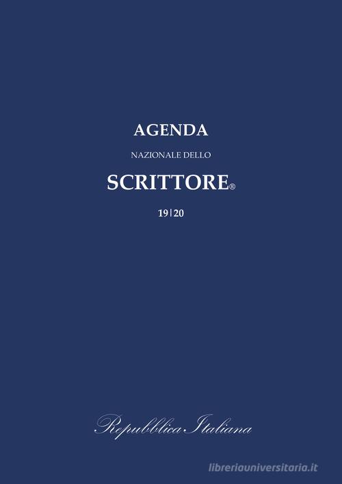Agenda nazionale dello scrittore. Anno 2019/2020 edito da Fondazione Mario Luzi