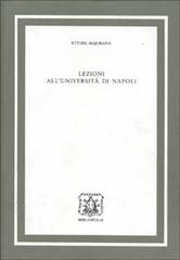 Lezioni all'Università di Napoli di Ettore Majorana edito da Bibliopolis
