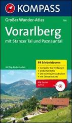 Atlante escursionistico n. 580. Grosser Wanderatlas Vorarlberg. Con CD-ROM edito da Kompass