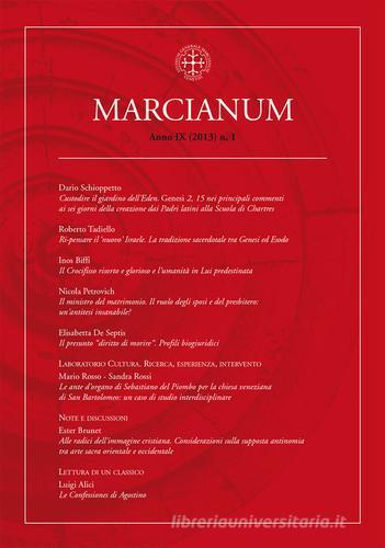 Marcianum (2013) vol.1 edito da Marcianum Press