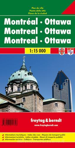 Ottawa Montreal 1:15.000 edito da Freytag & Berndt