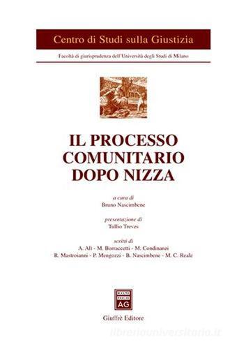 Il processo comunitario dopo Nizza edito da Giuffrè