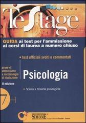 Psicologia. Test ufficiali svolti e commentati edito da Edizioni Giuridiche Simone