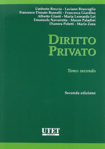 Diritto privato vol.2 di Umberto Breccia, Luciano Bruscuglia, Francesca Giardina edito da Utet Giuridica