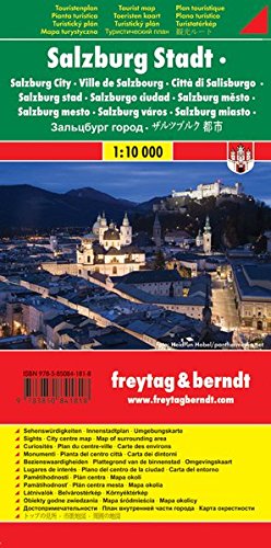 Salzburg city 1:10.000 edito da Freytag & Berndt