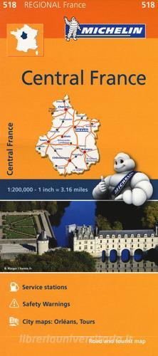 Centre-Central France 1:200.000 edito da Michelin Italiana