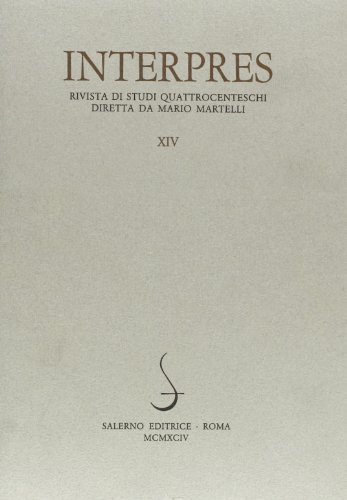 Interpres. Rivista di studi quattrocenteschi (1994) vol.14 edito da Salerno