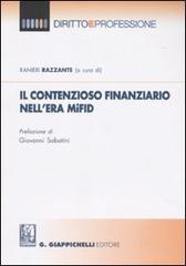 Il contenzioso finanziario nell'era MiFID edito da Giappichelli