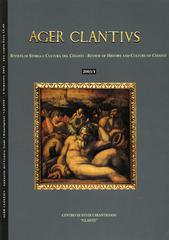 Ager Clantius. Rivista di storia e cultura del Chianti (2003). Ediz. italiana e inglese vol.1 edito da Firenzelibri