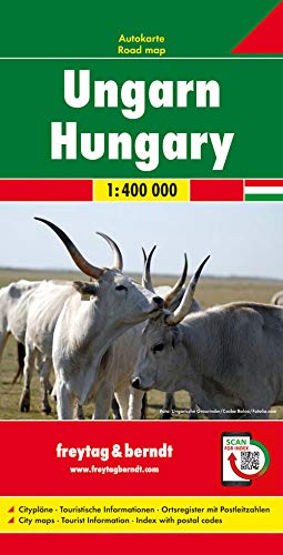 Ungheria 1:400.000 edito da Freytag & Berndt