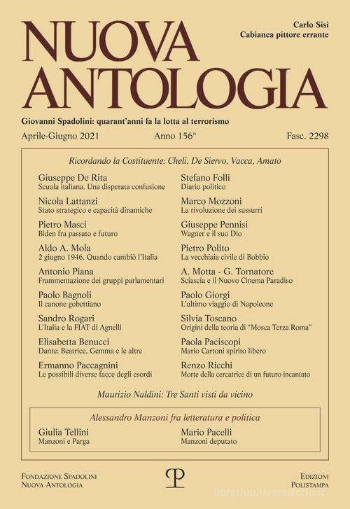 Nuova antologia (2021) vol.2 edito da Polistampa