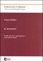 Il mandato. Profili operativi, inadempienze e risarcimento danni di Gianni Baldini edito da Halley Editrice