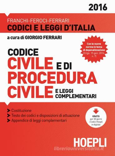 Codice civile e di procedura civile edito da Hoepli