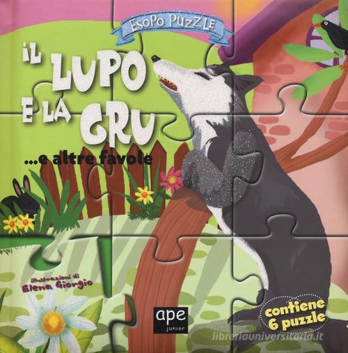 Il lupo e la gru... e altre favole. Esopo puzzle. Ediz. a colori di Elena Giorgio edito da Ape Junior